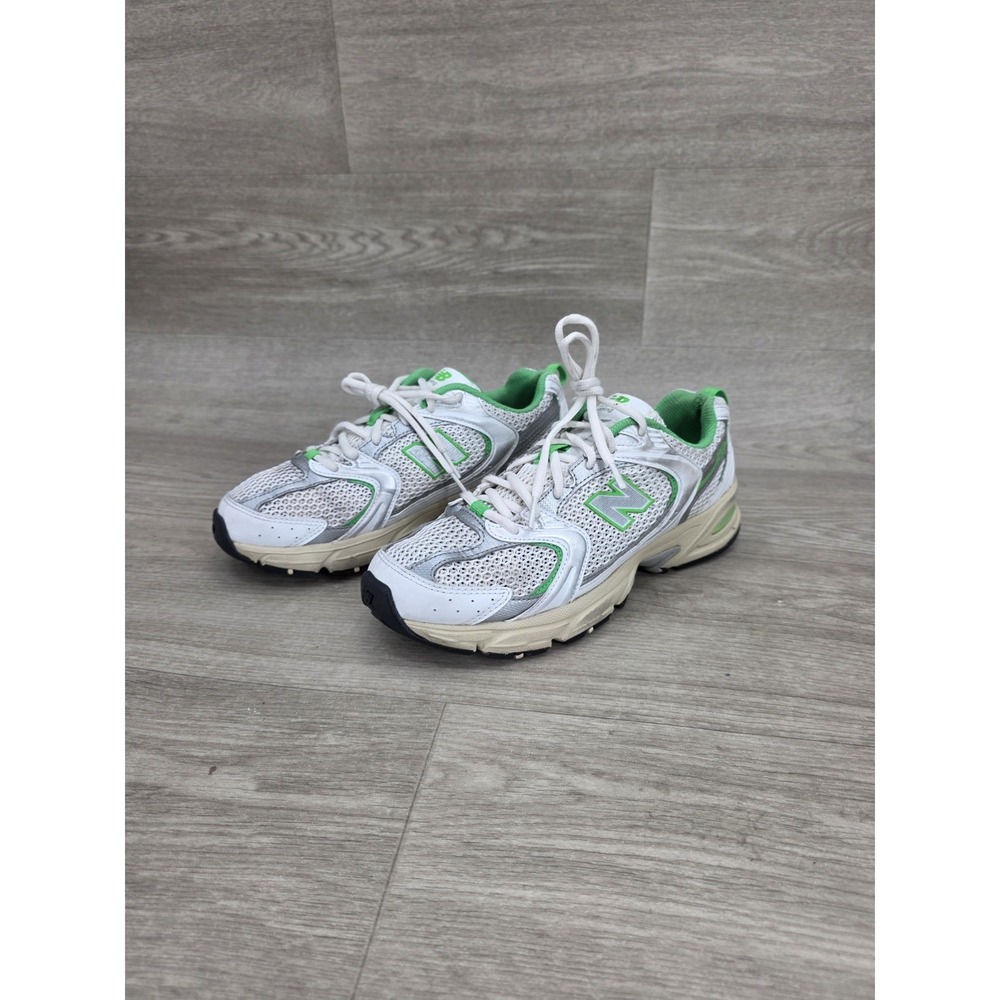 New Balance 530 White Palm Leaf Green Silver MR530EC US Men's 7 Women's 8.5